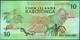 COOK ISLANDS - 10 Dollars Nd.(1992) {Ministry  Of Finance} UNC P.8 - Isole Cook