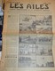 Rare Journal Les Ailes Journal Hebdomadaire De La Locomotion Aérienne 15 Aout 1935 - AeroAirplanes