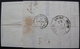 Lot FD/267 - LETTRE (LAC) SAINTES / 21 AÔUT 1840 / CàD Type 12 > ANGOULÊME > AIGRE / 22 AÔUT 1840 / CàD Type 11 - 1801-1848: Précurseurs XIX