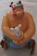 Figurine Obélix Et Idéfix Bonbons Fizzy 1992 Ficelle Au Dos Bloquée (et) - Figurines En Plastique
