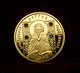 ICON OF THE SAINTS, Sergius Of Radonezh, Belarus 50 Rubels, 2008, Gilded, Free Shipping - Belarús