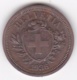 SUISSE. 1 RAPPEN 1936 B. BRONZE - 1 Centime / Rappen