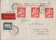 DR Wertbrief Mif Minr.796, 3x 859 Werder (Havel) 2.10.43 - Lettres & Documents