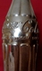 TROPHEE  COCA COLA   , Bouteille Taille Réelle  Métal Argenté  Socle Marbre Noir  OLD  BOTTLE SILVER METAL TROPHY 1960 ' - Bottles