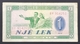 1976 Albania Banknote, 1, Një Lek, Banka E Shtetit Shqiptar - Albanie