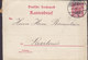 Deutsche Reichspost Postal Stationery Ganzsache Entier 10 Pf. Adler Kartenbrief BRAUNSCHWEIG 1898 SAARLOUIS (3 Scans) - Sonstige & Ohne Zuordnung