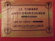 Grand Timbre Affiche Anti-tuberculeux Pour Auto, Vitrine, Voiture BCG. Renaître . 10 Fr.  Tuberculose Antituberculeux - Antitubercolosi