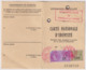 FRD18021 France 1989 Egypt Alexandria Consulat / National ID Card / Carte With Revenue Stamps - Documenti Storici