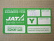 JAT ( Yugoslav Airlines ) / BOARDING PASS - ECONOMY CLASS - Carte D'imbarco