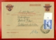 1942 GERMANY LATVIA RUSSIA STATIONERY ENVELOPE OVERPRINT EAGLE CANCEL RIGA 635 - Occupation 1938-45