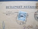 Ungarn 1914 Beleg Mit Nachporto Marke Und Vielen Stempeln Und Vermerken + Klebezettel Non Reclame / Nem Kereste - Postage Due