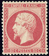 ** No 24, Rose, Superbe. - RR - 1862 Napoleon III