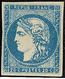 * No 44Aa, Bleu Foncé, Pos. 12, Infime Pelurage Au Verso Mais Superbe D'aspect. - RR - 1870 Uitgave Van Bordeaux