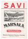 (*)  Savi Marsala Tinacria - Vino Wine Etichetta Vino - Stabilimenti Florio Marsala - Altri & Non Classificati