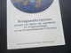 DR 1919 Künstlerkarte Kriegswahrzeichen Genagelt Zum Besten Des Jugenddanks Für Kriegsbeschädigte Knabenmittelschule - Briefe U. Dokumente