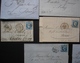 Lot De 15 Lettres Classiques,  avec Correspondances, Voir Photos De Détail ! (Lot 2) - 1849-1876: Période Classique