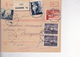 CROATIA --  NDH   -  PARCEL CARD  --  WITH TAX  STAMPS -- ZAGREB Nach SARAJEVO  --  1943  /  FIRMA ,, TUNGSRAM ,, ZAGREB - Kroatien