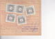 CROATIA --  NDH   -  PARCEL CARD  --  WITH TAX  STAMPS -- ZAGREB Nach SARAJEVO  --  1943  /  FIRMA ,, TUNGSRAM ,, ZAGREB - Kroatien