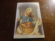 CARTOLINA MADONNA DEL ROSARIO AVE MARIA VIAGGIATA CON 2O LIRE ITALIA AL LAVORO- ANNULLO NICOSIA ENNA-1954 - Vergine Maria E Madonne