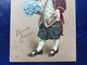 Embossed-Gaufré-"Jeune Marquis à Un RDV Amoureux-belle époque "(my Ref 461)-1913 - 1900-1949