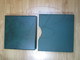 VEND ALBUM AVEC FEUILLES LINDNER ( POUR BLOCS , CARNETS , ... ) + BOITIER , VERT !!! (b) - Reliures Et Feuilles