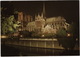 Paris, La Nuit - Notre-Dame Illuminée, Cote Abside - Notre-Dame De Paris