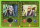 Voyo  LOTR - LAY'S - Two Cards  The Fellowship Of The Ring Both Sides Poland - Herr Der Ringe