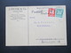 Delcampe - DR 1925 / 26 Reichsadler MiF Mit Perfin / Firmenlochung J. Frank & Co. Hannover Nach Zürich 3 Firmenkarten - Briefe U. Dokumente