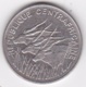 République Centrafricaine, 100 Francs 1976, En Nickel, KM# 7 - Centrafricaine (République)