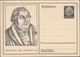 Germany 1933 - 6 Pf. GA-Postkarte (MiNr. P 224) Dr. Martin Luther Postal Stationery Card. - Other & Unclassified