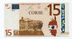 Billet De Banque 15 Euros "Corse" 2008 - CGB - Billet Fictif De Fantaisie 15€ - Banknote - Fictifs & Spécimens