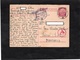 Entier Postal - Griffe REICHSBAHNLAGER GEBLERSDORF WIEN XXI / 142 & Cachet Frankfurt (Main) 1944 - Griffe Censure Ae - Lettres & Documents