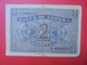 ESPAGNE 2 PESETAS 1938 CIRCULER (B.10) - 1-2 Pesetas