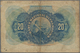 Angola: 20 Escudos 1921, P.59, Small Border Tears, Tiny Hole At Center. Condition: F. Very Rare! - Angola