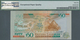 Delcampe - Antigua: Nice Set With 4 Banknotes 50 Dollars ND(2003), P.45a, All In UNC And Three Of Them Consecut - Andere & Zonder Classificatie
