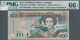 Antigua: Nice Group Of 4 Banknotes 100 Dollars ND(2003), P.46a, All In UNC And All PMG Graded 66 Gem - Other & Unclassified