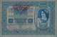 Austria / Österreich: 1000 Kronen 1902 (1919) With Stamp "Note Echt, Stempel Falsch" P.57b (XF) And - Austria