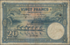 Belgian Congo / Belgisch Kongo: 5 Francs 1930 P.8e (F) And 20 Francs 1948 P.15f (F-). (2 Pcs.) - Zonder Classificatie