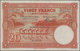 Belgian Congo / Belgisch Kongo: Banque Du Congo Belge 20 Francs 1943, P.15C, Tiny Margin Split At Up - Non Classés