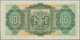 Bermuda: Bermuda Government 10 Shillings 1937 SPECIMEN, P.9s With Perforation "Cancelled", Serial Nu - Bermudes