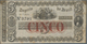 Brazil / Brasilien: Imperio Do Brasil 5 Mil Reis ND(1860), P.A237, Very Nice And Original Shape, Tra - Brazilië