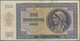 Bulgaria / Bulgarien: Nice Lot With 3 Banknotes 500 And 1000 Leva 1942, P.60, 61 (F+, VF+) And 20 Le - Bulgarie