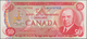 Canada: Bank Of Canada 50 Dollars 1975 With Red Signature Lawson & Bouey, P.90a In Perfect UNC Condi - Canada
