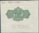 Ceylon: Vignette Proof For The Back Side Of 5 And 10 Rupees P. 22p And 24p On Watermarked Paper With - Sri Lanka