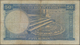 Ceylon: 50 Rupees 1952, P.52, Rare Banknote, Small Graffiti At Lower Center On Front And Lightly Ton - Sri Lanka