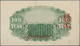 China: Central Bank Of Manchukuo 100 Yuan ND(1933) Reverse SPECIMEN, P.J128s With Specimen Number 25 - Chine