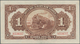 China: Russo-Asiatic Bank, HARBIN Branch Pair Of The 1 Ruble ND(1917), P.S474 With Consecutive Seria - Chine