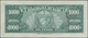 Cuba: Pair With 10 Pesos 1938 P.71d (F-/F) And 1000 Pesos 1950 P.84a (VF+). (2 Pcs.) - Kuba