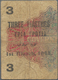 Cyprus / Zypern: Very Interesting Pair With 10 Shillings 1946 P.23 (F, Tiny Pinholes) And 3 Piastres - Zypern