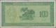 Djibouti / Dschibuti: Banque De L'Indochine 100 Francs ND(1945), P.16, Several Folds, Tiny Pinholes - Dschibuti